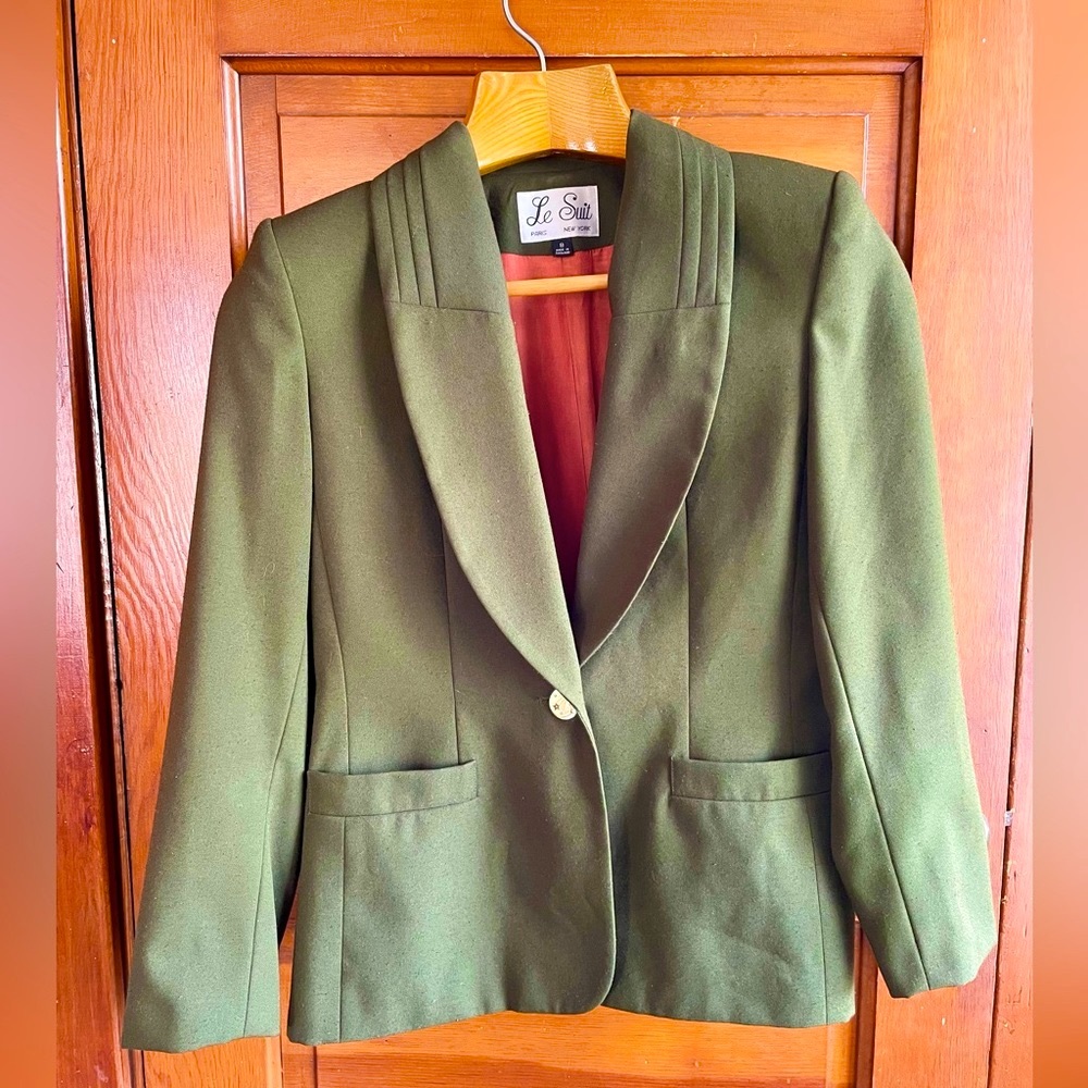 Hunter Green Le Suit Jacket